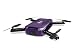 Produktbild C-me 20051 - Die fliegende Selfie-Kamera für Full HD-Videos und 8-MP-Fotos, fliegende Selfie-Cam mit GPS-Unterstützung, zusammenfaltbar, einfach per Smartphone fliegen, filmen und sofort teilen, lila