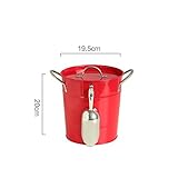 La Cubitera De Doble Pared Con Tapa Y Cuchara De Acero Inoxidable Hielo Es Perfecto Para Hogar Bares Y partes. Una Construcción De Doble Pared Proporciona Aislamiento Y Mantiene Tu Hielo Fresco Y Limpio En Reuniones sociales.