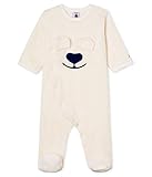 Petit Bateau Combichaud_5001701 Pyjama, Blanc (Marshmallow 01), 95 (Taille Fabricant: 12M/74centimeters) Mixte bébé