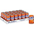 Fanta Soft Drink Cans (24 x 330ml Cans, Orange Zero)