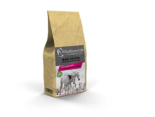 Preisvergleich Produktbild MSM Methylsulfonylmethan Pulver 1000g für Pferde organischer Schwefel 99%