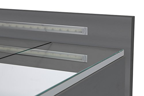 SCHILDMEYER Spiegelschrank Zelos, 3 Spiegeltüren, basaltgrau - 6