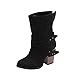 Produktbild Yesmile Damen Schuhe Frauen Hoher Absatz Stiefel Elegante Herbst Winter Warm Stiefeletten Vintage Martin Stiefel Schnee Schuhe Freizeit Winterschuhe