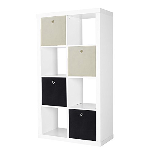Songmics 4 Stück faltbare aufbewahrungsbox faltbox mit Fingerloch 30 x 30 x 30 cm beige RFB02M-2 - 2