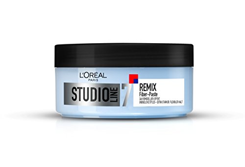 L'Oréal Paris Studio Line Haar-Creme Remix Fiber-Paste / 24h remodellierbares Haarwachs mit ultra starkem Halt (ohne zu verkleben, ohne zu verhärten) 6 x 150 ml