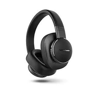 Harman Kardon Fly ANC Wireless Over-Ear Headphone with Active Noise Cancellation, 20 Hrs of Playtime, Quick Charging & Built-in Voice Assistant(Black)