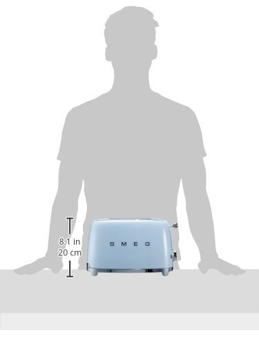 Smeg TSF01PBEU Toaster 2 Scheiben, pastellblau - 6