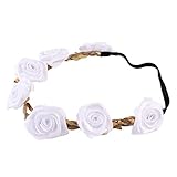 Mitlfuny Unisex Baby Kinder Jungen Zubehör Säuglingspflege,Kleinkind Baby Kinder Mädchen Rose Blumen Hairband Boutique Elastic Headwear