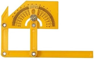 Perfect for Gift Angle Engineer Protractor Finder Measure Arm Ruler Gauge Tool (Yellow) Cute Looking