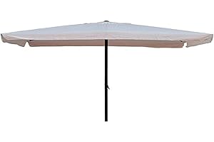 LINEA GARDEN FRIEND Garden Friend O850004 Parasol Rectangulaire, 2 X 3 x 2, 4 m, Couleur : Blanc