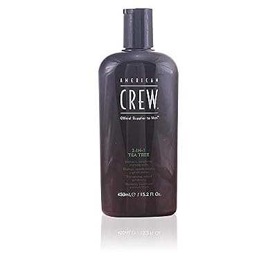 American Crew Classic 3 en 1 Shampoing après-shampoing et déshampoing pour le corps avec huile d'arbre à thé 450 ml