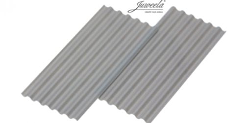 Preisvergleich Produktbild Juweela 23246 Wellplatte "Faserzement" grau 15 Stk.
