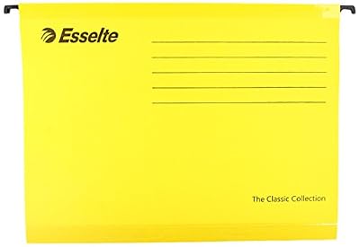 Esselte The Classic Collection Lot de 25 Dossier suspendu Jaune A4 (Import Royaume Uni)