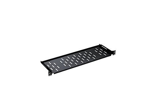 19" Fachboden 4X, Tiefe 150mm, Traglast 20kg, RAL9005