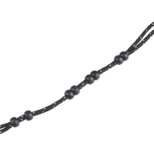 MagiDeal Tragbar 3.2m Outdoor Camping Reise Hängende Wäscheleine – im Freien Überleben Wäschetrockner Seil mit Taktischem Stil Beutel - 6