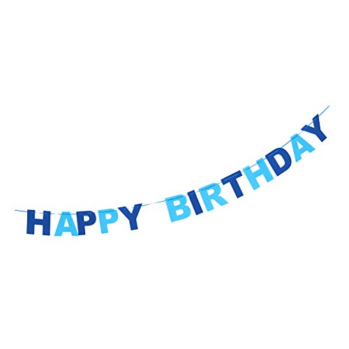 Generic 2.8m HAPPY BIRTHDAY , Alles Gute Zum Geburtstag , Filz Wimpel Fahnen Girlande Banner Kind Baby Geburtstag Partei Dekor - 5