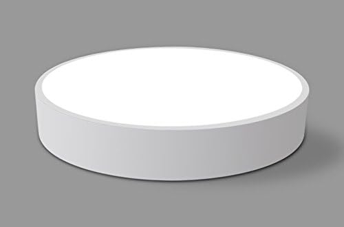 Thorecrdh Led Restaurant Ceiling Lamp, Round Bedroom Lamp, Modern Simple Living Room Lamp, Personalized Creative Study, Positive Desk Lamp, Lamps And Lanterns,[White Frame] 60Cm White 48W