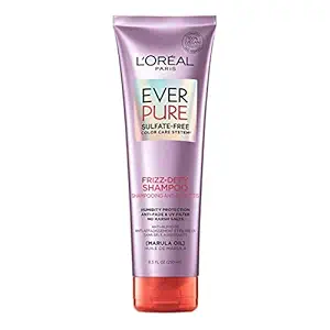 LOreal Paris Everpure Sulfate Free Frizz Defy Shampoo, 250 ml