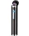 Produktbild Auratrio Y14 Elektro Lichtbogen Feuerzeug Plasma Arc Lighter aufladbar Touchscreen elektronisch, Windundurchlässiges Flamess für Küche, Grill, Kerzen und Zigaretten (Gebürstet-Schwarz)