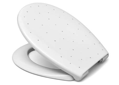 CEDO WC Sitz CEDO Bondi Diamond, Duroplast, SoftClose (Absenkautomatik), TakeOff, FastFix-Befestigung, weiß, 529948