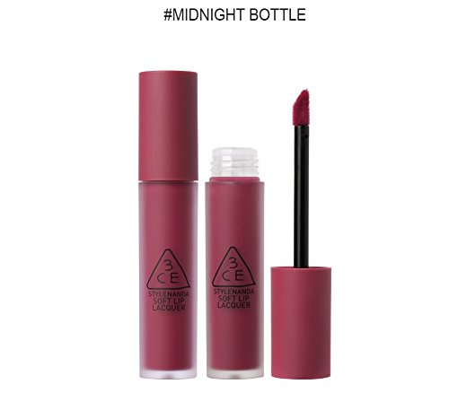 3CE 3 Concept Eyes - Laca de labios suave, 10 colores