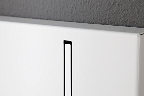 Design Wandgarderobe ARROW 3er weiss Garderobe - 9