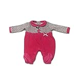 Grenouillère Minnie Disney Chenille bébé dessin Minnie article 45678 collet Mesi 6 fuchsia