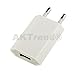 Produktbild AKTrend EU Weiss Netzstecker zur Verwendung mit Nintendo Classic Mini: Nintendo Entertainment System - Universal Usb Home Charger Slim version Netzteil 1000mAh 1A Stromadapter Reiseladegerät Haus netzteil Universal High Power USB Netzteil für Apple iPhone Se 5S 5C 5 6 6S 6 Plus , Apple ipod 1 .2.3.4.5.6. Generation , Samsung Galaxy S7 S6 / Edge / S5 S4 S3 , Note 3 / 4 / 5 , Lumia 650 640 , Huawei p9 P8 lite Y625 , LG G5 G4 G3 , Motorola
