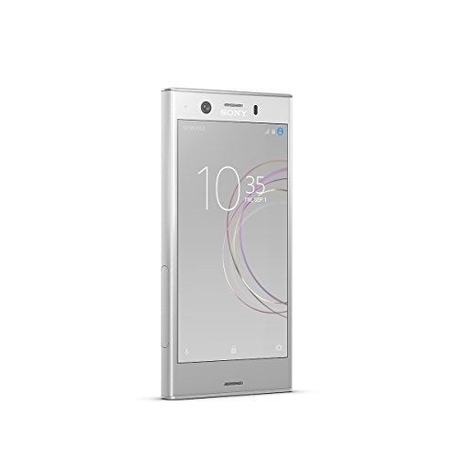 Sony Xperia XZ1 Compact Smartphone (11,65 cm (4,6 Zoll) Triluminos Display 19MP Kamera, 32GB Speicher, Android) silber [Spanische Version]