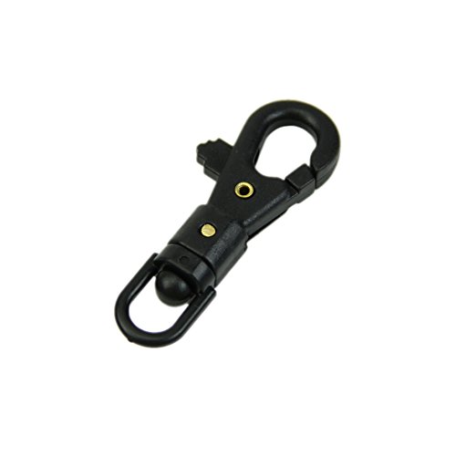 HeroNeo Survival-Outdoor-Mini-Karabinerhaken zum Aufhängen von Gegenständen, drehbar, Schlüsselanhänger, EDC-Tool, 10 Stück - 4