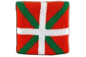 Digni® Poignet éponge avec Drapeau Pays Basque, Pack de 2