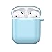 Produktbild Felicy Hülle für for Apple AirPods TPU Frosted Case Cover Weiche Schutzhülle für Apple Airpods 1 (Hellblau)