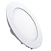 Produktbild 15W Einbauspot flach IP44 Einbaustrahler Einbautiefe Deckenstrahler Deckenspot 230V mit integriertem LED Leuchtmittel kaltweiss