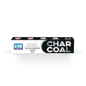 STIM Charcoal - Toothpaste - 80g (Pack of 3)