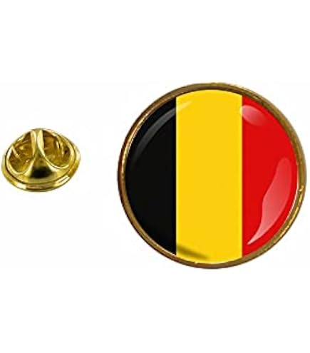 Badge Pin's Drapeau Wallonie - Pins Rond 2cm - Accessoire Belgique Wallon
