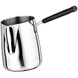 P Prettyia Pot à Café Inoxydable Lait Pichet Latte Cruche à Lait Accessoire Cuisine - 600ML