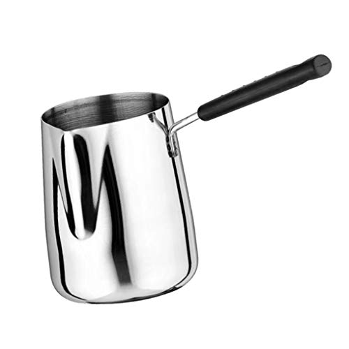 P Prettyia Pot à Café Inoxydable Lait Pichet Latte Cruche à Lait Accessoire Cuisine - 600ML