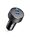 Price comparison product image USB C Car Charger, Anker 36W 2-Port PowerIQ 3.0 Type C Car Adapter, PowerDrive III Duo with LED Indicator, Power Delivery for iPhone XR/Xs/Max/X/8, Galaxy S10/S9, Pixel 3a/3/XL, iPad Pro 2018 and More