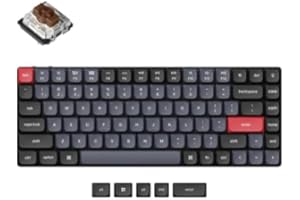 Keychron K3 Pro Tastiera meccanica personalizzata ultra-sottile QMK/VIA Wireless, programma hot-swappable 75% Layout RGB con keycap PBT a basso profilo Gateron G Pro Switch per Mac Windows Linux