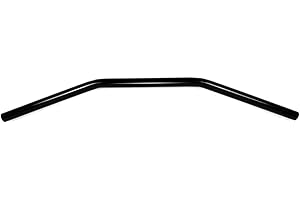 WESTLAND CUSTOMS 1 Pouce (25,4mm) Guidon Drag Bar 80cm Noir pour Harley-Davidson