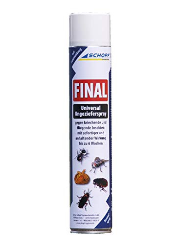 Preisvergleich Produktbild Final Universal Ungezieferspray Schopf 750 ml Sprühflasche
