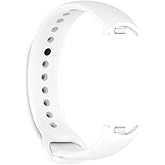Xiaomi Mi Band 8 Mi Band 9 Mi Band 10 ile Uyumlu Silikon Kordon Kayış Metal Pimli
