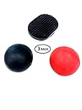 Pack de la marca Dhabmin incluye: 2 pelotas de caucho + cepillo de regalo.
