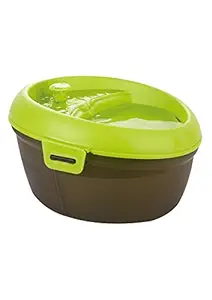 Dog H2O Pet Water Fountain 200 fl. oz./6.3 quart with Dental Care Tablets, Sharp Lime Green/Translucent Black