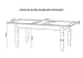 Corona Extending Dining Set (1+6) Distressed Waxed Pine/Cream Faux Leather