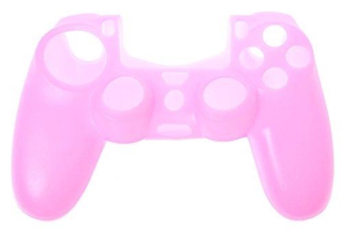 Preisvergleich Produktbild PS4 Controller Silikon Hülle, Gusspower Gute Qualität Soft Abdeckungs Haut Kasten Schutzhülle für Sony PlayStation PS4 / SLIM / PRO (Rosa)
