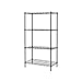 Produktbild Regale Advanced Heavy-Duty 4-lagige verstellbare Metalldraht Regal Rack Storage Struktur Tower System 4-lagige rostfeste Beschichtung Showroom Küche Stahl Levelling Fuß, schwarz - Storage-Rack