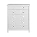 Furniture To Go Shaker 4 + 2 drawer chest White with Painted, 80 x 40 x 92 cm, White