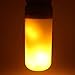 Produktbild LED flackernde Flamme Leuchtmittel E26/E27/E14 Licht Fire Lampen, 3 Flame Modi LED Birne für Home Dekoration