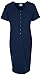 The Bamboo Birthing Shirt - Midnight Blue - M (Pre-preg UK10/12) For Pregnancy Labour & Breastfeeding